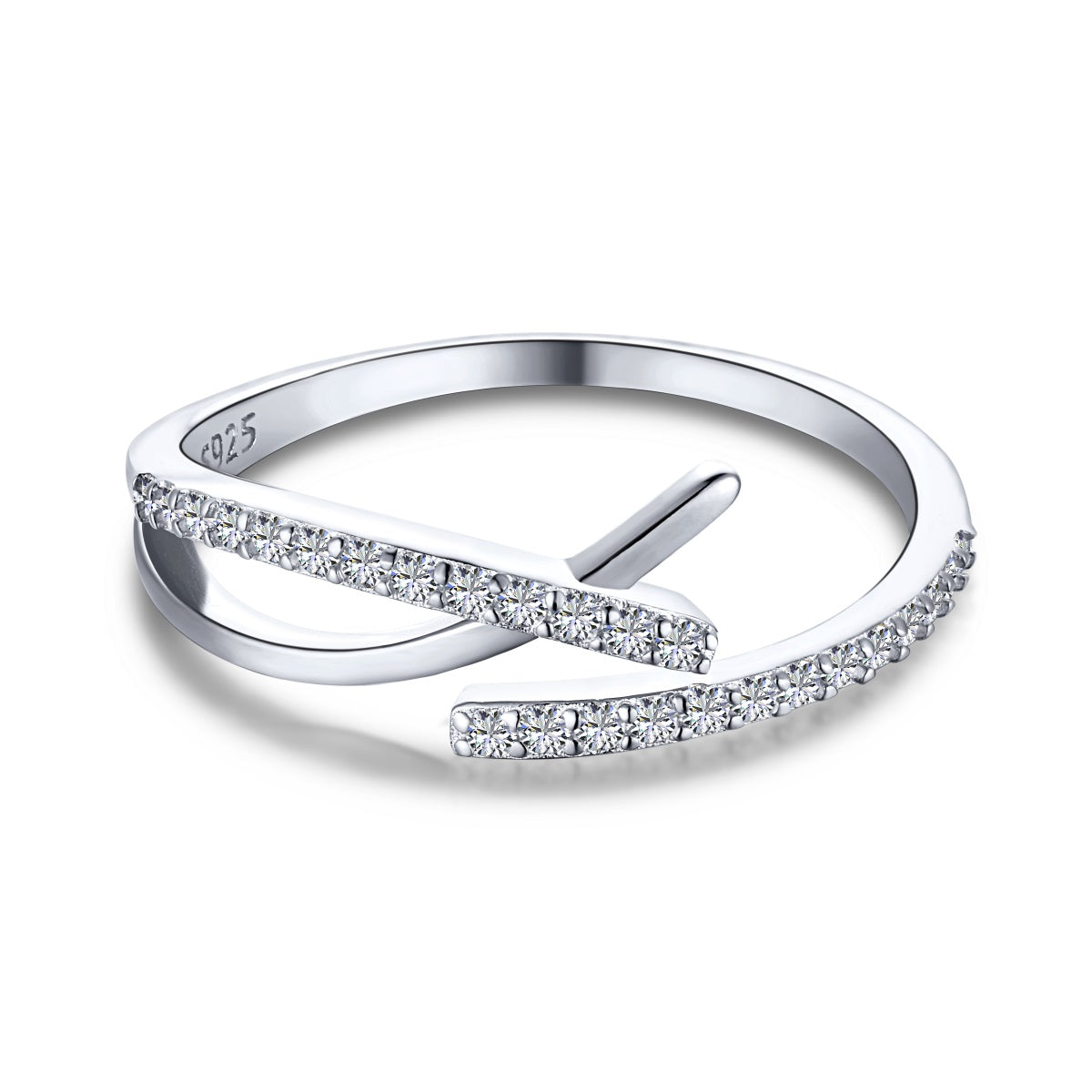 Infinity Crystal Ring